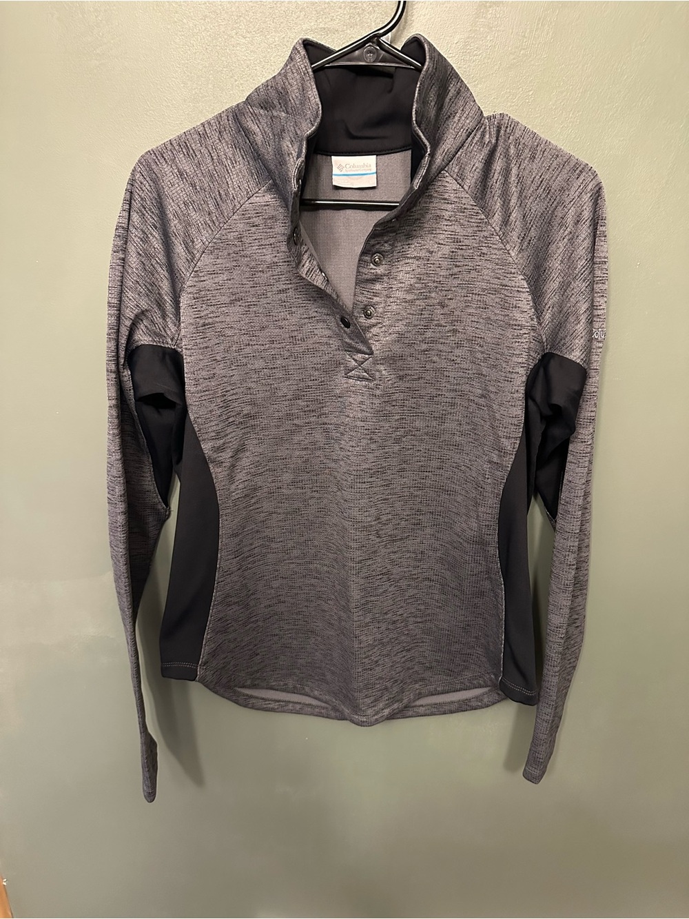 Columbia Gray Heather Quarter-Snap Performance Pullover